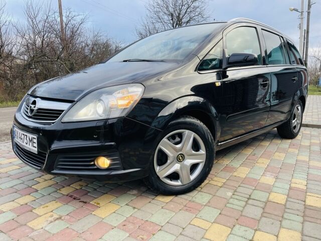 Черный Опель Зафира, объемом двигателя 1.9 л и пробегом 190 тыс. км за 5900 $, фото 5 на Automoto.ua