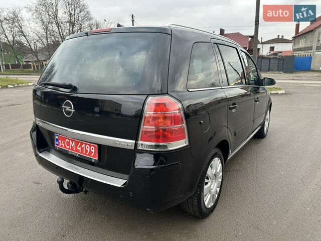 Чорний Опель Зафіра, об'ємом двигуна 1.6 л та пробігом 196 тис. км за 5700 $, фото 7 на Automoto.ua
