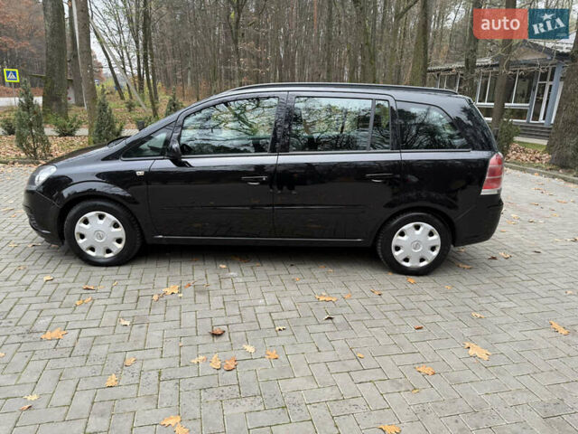 Черный Опель Зафира, объемом двигателя 1.6 л и пробегом 270 тыс. км за 4600 $, фото 6 на Automoto.ua