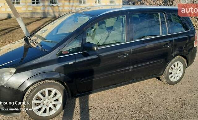 Чорний Опель Зафіра, об'ємом двигуна 1.6 л та пробігом 293 тис. км за 5800 $, фото 3 на Automoto.ua