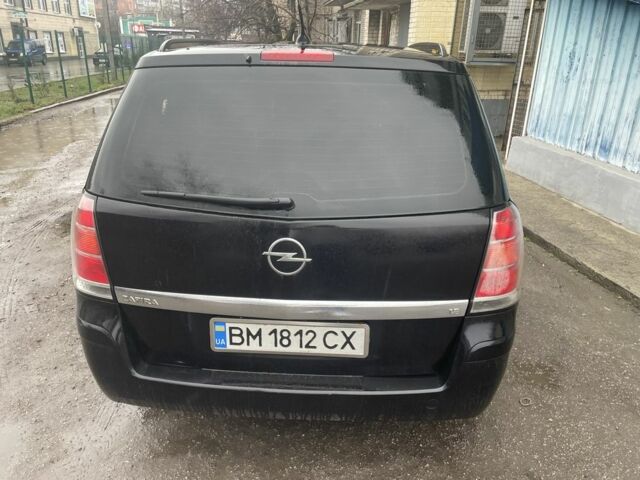 Черный Опель Зафира, объемом двигателя 1.8 л и пробегом 187 тыс. км за 5400 $, фото 1 на Automoto.ua