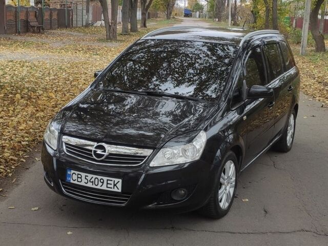 Чорний Опель Зафіра, об'ємом двигуна 1.6 л та пробігом 221 тис. км за 6500 $, фото 3 на Automoto.ua