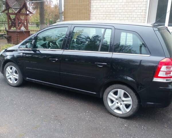 Чорний Опель Зафіра, об'ємом двигуна 1.6 л та пробігом 225 тис. км за 6800 $, фото 5 на Automoto.ua