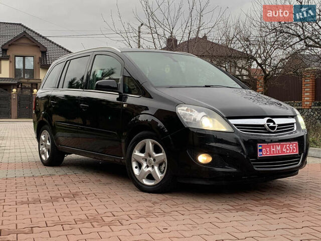 Черный Опель Зафира, объемом двигателя 1.8 л и пробегом 230 тыс. км за 5400 $, фото 3 на Automoto.ua