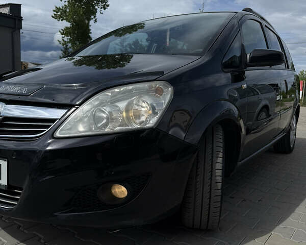 Черный Опель Зафира, объемом двигателя 1.9 л и пробегом 315 тыс. км за 6600 $, фото 14 на Automoto.ua