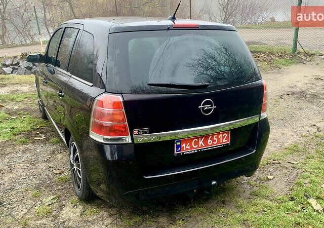 Черный Опель Зафира, объемом двигателя 1.8 л и пробегом 179 тыс. км за 6750 $, фото 8 на Automoto.ua
