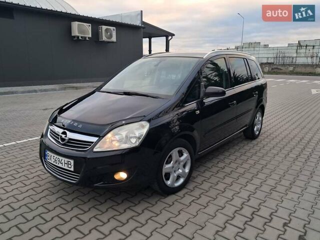 Черный Опель Зафира, объемом двигателя 1.8 л и пробегом 252 тыс. км за 5650 $, фото 1 на Automoto.ua