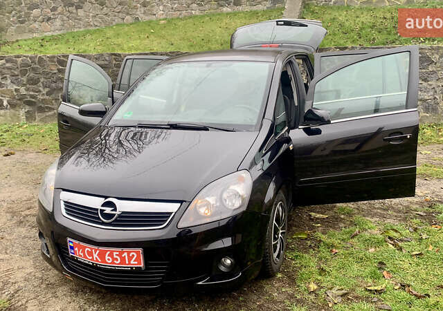 Черный Опель Зафира, объемом двигателя 1.8 л и пробегом 179 тыс. км за 6750 $, фото 15 на Automoto.ua