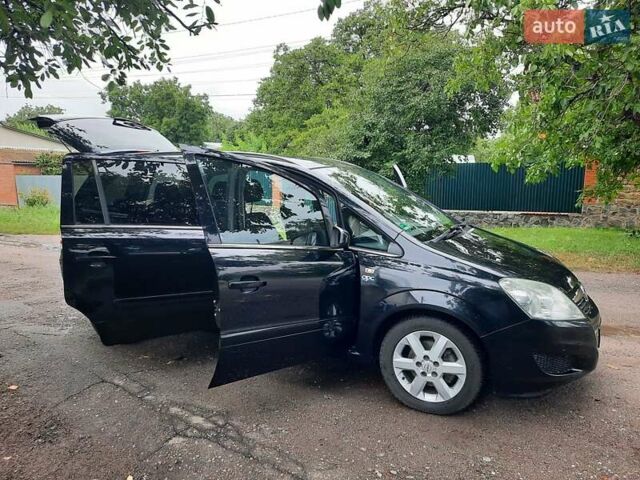 Чорний Опель Зафіра, об'ємом двигуна 1.6 л та пробігом 213 тис. км за 6750 $, фото 105 на Automoto.ua