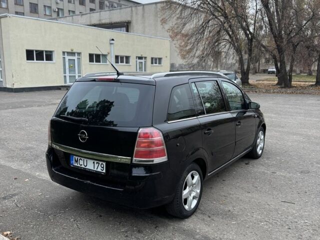 Черный Опель Зафира, объемом двигателя 1.9 л и пробегом 250 тыс. км за 3250 $, фото 5 на Automoto.ua