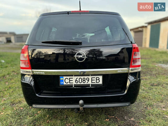 Черный Опель Зафира, объемом двигателя 2.2 л и пробегом 209 тыс. км за 4900 $, фото 6 на Automoto.ua