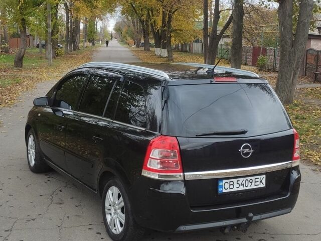 Чорний Опель Зафіра, об'ємом двигуна 1.6 л та пробігом 221 тис. км за 6500 $, фото 8 на Automoto.ua