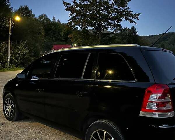 Черный Опель Зафира, объемом двигателя 1.91 л и пробегом 234 тыс. км за 6399 $, фото 5 на Automoto.ua