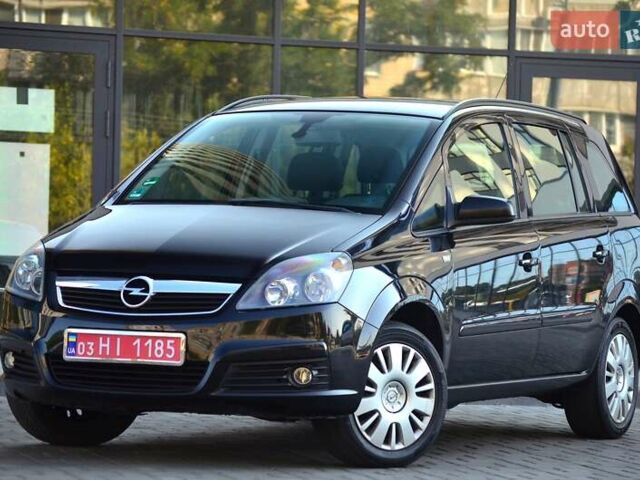 Черный Опель Зафира, объемом двигателя 1.6 л и пробегом 221 тыс. км за 6350 $, фото 1 на Automoto.ua