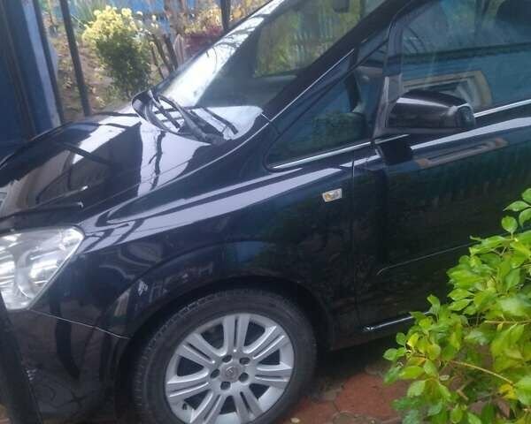 Черный Опель Зафира, объемом двигателя 1.91 л и пробегом 226 тыс. км за 6300 $, фото 9 на Automoto.ua