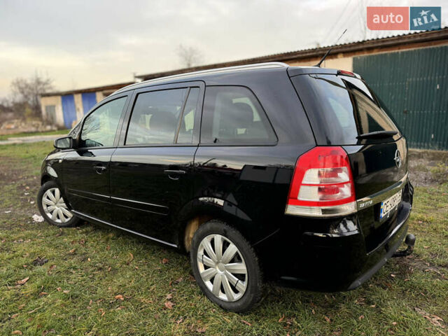 Черный Опель Зафира, объемом двигателя 2.2 л и пробегом 209 тыс. км за 4900 $, фото 1 на Automoto.ua