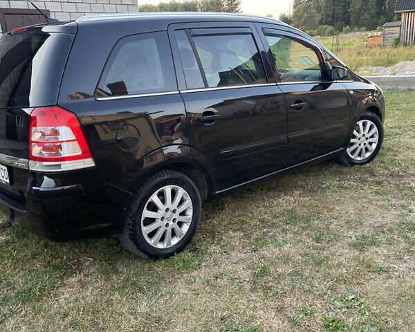 Черный Опель Зафира, объемом двигателя 1.9 л и пробегом 255 тыс. км за 6300 $, фото 5 на Automoto.ua