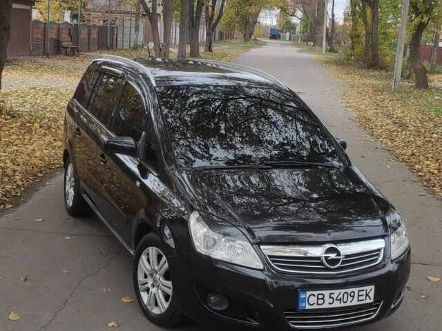 Чорний Опель Зафіра, об'ємом двигуна 1.6 л та пробігом 221 тис. км за 6500 $, фото 4 на Automoto.ua