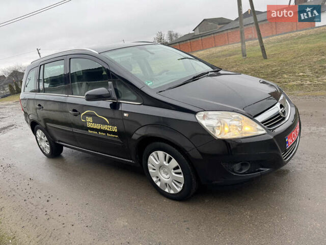 Черный Опель Зафира, объемом двигателя 1.6 л и пробегом 198 тыс. км за 6300 $, фото 35 на Automoto.ua