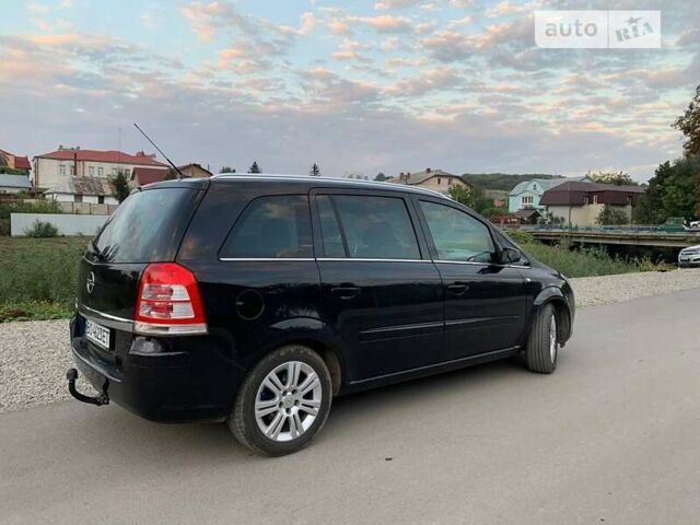 Черный Опель Зафира, объемом двигателя 1.8 л и пробегом 198 тыс. км за 6900 $, фото 8 на Automoto.ua