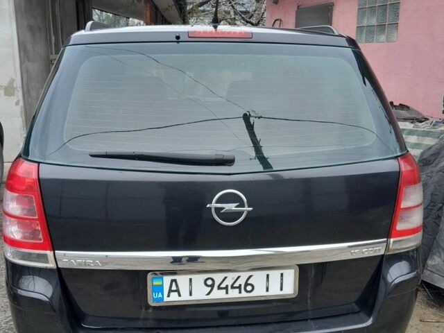 Черный Опель Зафира, объемом двигателя 1.9 л и пробегом 395 тыс. км за 6519 $, фото 1 на Automoto.ua