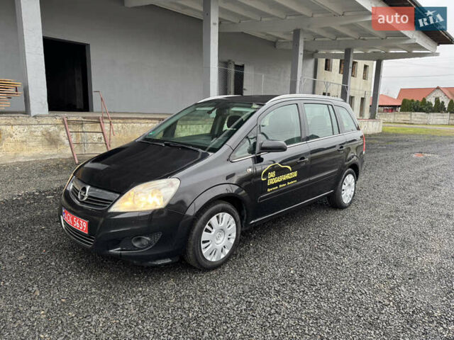 Черный Опель Зафира, объемом двигателя 1.6 л и пробегом 198 тыс. км за 6300 $, фото 15 на Automoto.ua