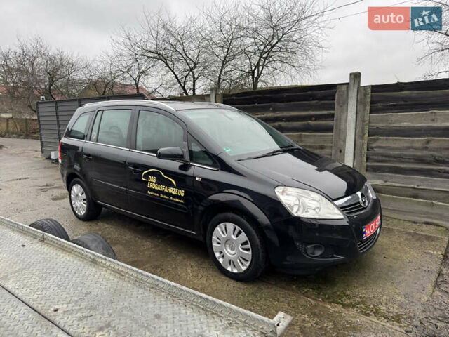 Черный Опель Зафира, объемом двигателя 1.6 л и пробегом 198 тыс. км за 6300 $, фото 3 на Automoto.ua