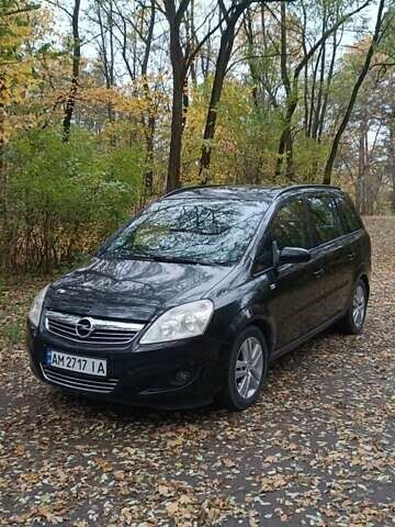 Черный Опель Зафира, объемом двигателя 1.69 л и пробегом 290 тыс. км за 6499 $, фото 6 на Automoto.ua