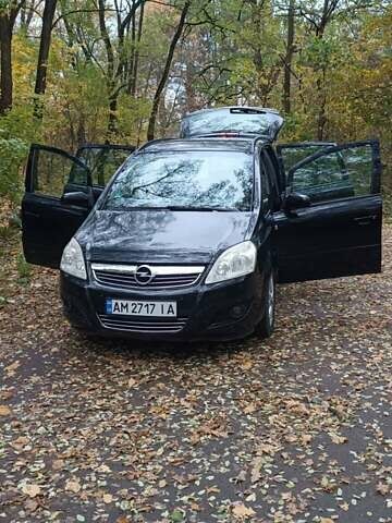Черный Опель Зафира, объемом двигателя 1.69 л и пробегом 290 тыс. км за 6499 $, фото 33 на Automoto.ua