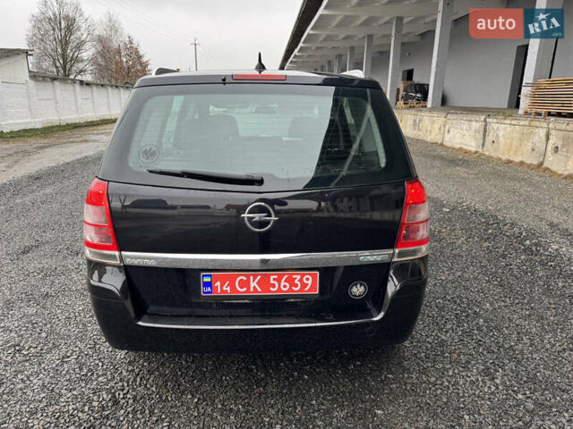 Черный Опель Зафира, объемом двигателя 1.6 л и пробегом 198 тыс. км за 6300 $, фото 10 на Automoto.ua