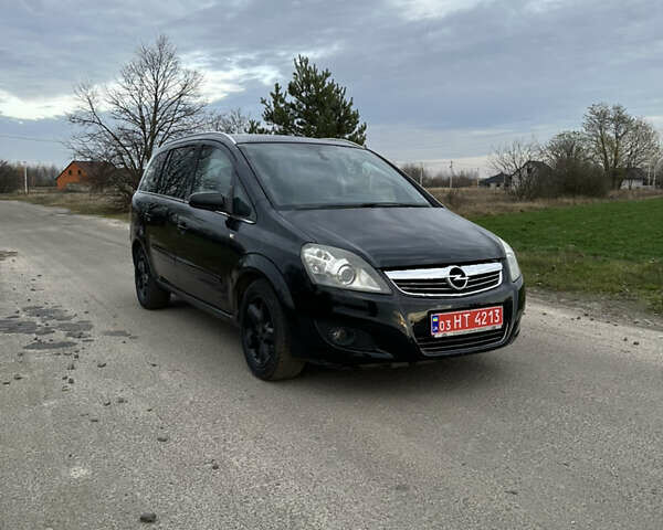 Черный Опель Зафира, объемом двигателя 1.6 л и пробегом 192 тыс. км за 5700 $, фото 1 на Automoto.ua