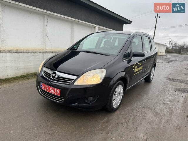 Черный Опель Зафира, объемом двигателя 1.6 л и пробегом 198 тыс. км за 6300 $, фото 37 на Automoto.ua