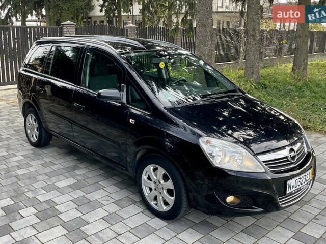 Черный Опель Зафира, объемом двигателя 1.6 л и пробегом 206 тыс. км за 6700 $, фото 6 на Automoto.ua