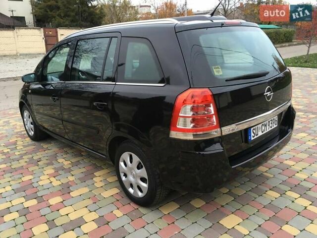 Черный Опель Зафира, объемом двигателя 1.6 л и пробегом 121 тыс. км за 6999 $, фото 4 на Automoto.ua