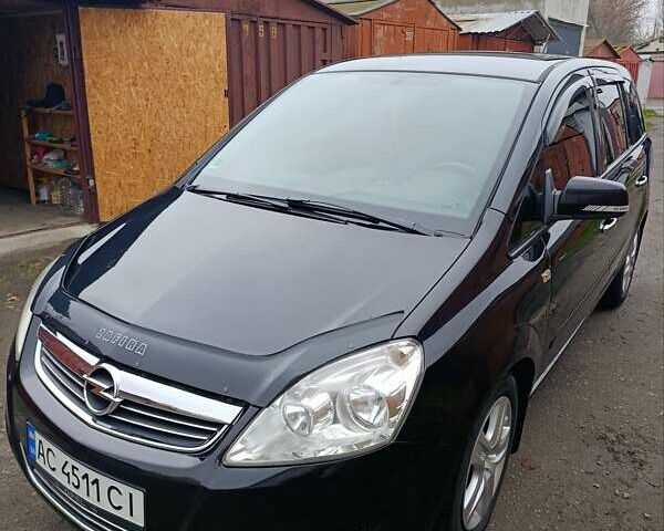 Черный Опель Зафира, объемом двигателя 1.69 л и пробегом 263 тыс. км за 6500 $, фото 2 на Automoto.ua