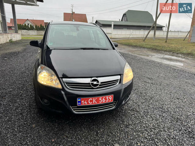 Черный Опель Зафира, объемом двигателя 1.6 л и пробегом 198 тыс. км за 6300 $, фото 14 на Automoto.ua