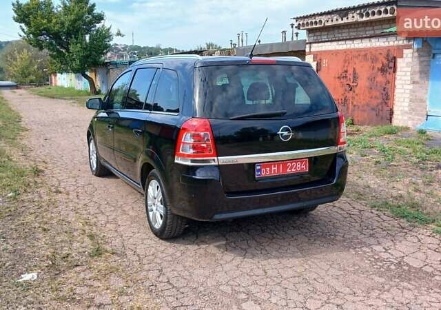 Чорний Опель Зафіра, об'ємом двигуна 1.6 л та пробігом 225 тис. км за 6700 $, фото 6 на Automoto.ua