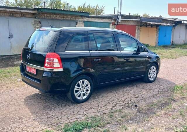 Чорний Опель Зафіра, об'ємом двигуна 1.6 л та пробігом 225 тис. км за 6700 $, фото 12 на Automoto.ua