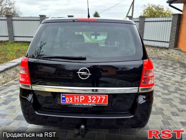 Черный Опель Зафира, объемом двигателя 1.8 л и пробегом 201 тыс. км за 6950 $, фото 5 на Automoto.ua