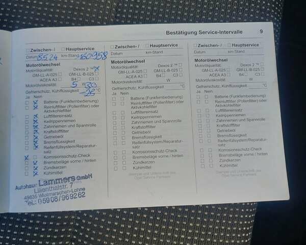 Чорний Опель Зафіра, об'ємом двигуна 1.8 л та пробігом 194 тис. км за 8850 $, фото 32 на Automoto.ua