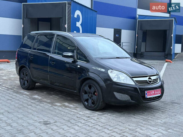 Черный Опель Зафира, объемом двигателя 1.8 л и пробегом 227 тыс. км за 5750 $, фото 3 на Automoto.ua