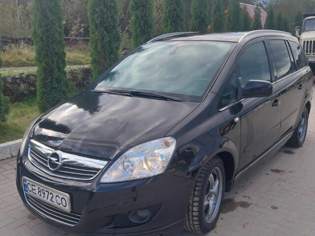 Черный Опель Зафира, объемом двигателя 1.7 л и пробегом 305 тыс. км за 7000 $, фото 2 на Automoto.ua