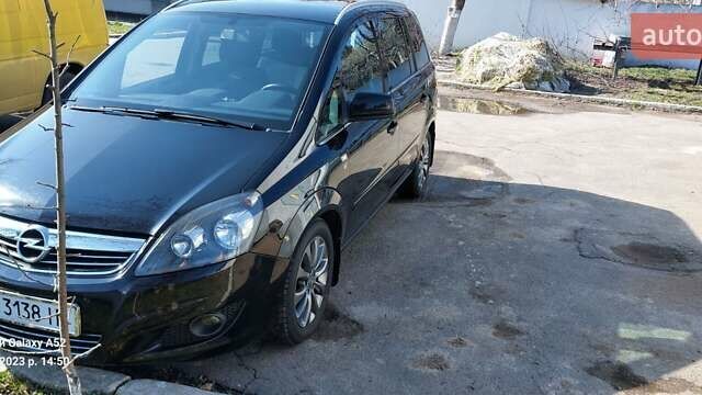 Чорний Опель Зафіра, об'ємом двигуна 1.7 л та пробігом 220 тис. км за 7200 $, фото 34 на Automoto.ua