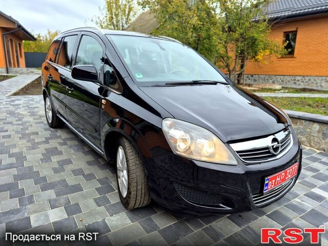 Черный Опель Зафира, объемом двигателя 1.8 л и пробегом 201 тыс. км за 6950 $, фото 1 на Automoto.ua