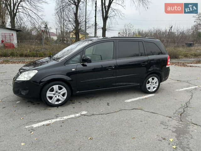 Черный Опель Зафира, объемом двигателя 1.91 л и пробегом 278 тыс. км за 6400 $, фото 17 на Automoto.ua