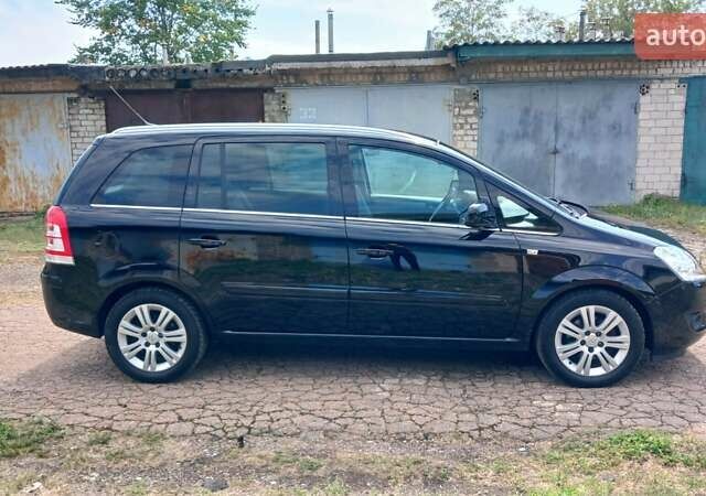Чорний Опель Зафіра, об'ємом двигуна 1.6 л та пробігом 225 тис. км за 6700 $, фото 10 на Automoto.ua