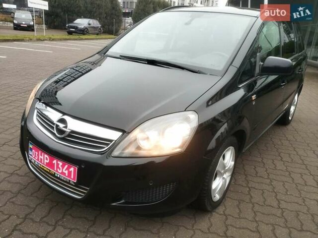 Черный Опель Зафира, объемом двигателя 1.7 л и пробегом 244 тыс. км за 7650 $, фото 9 на Automoto.ua
