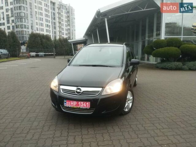 Черный Опель Зафира, объемом двигателя 1.7 л и пробегом 244 тыс. км за 7650 $, фото 49 на Automoto.ua