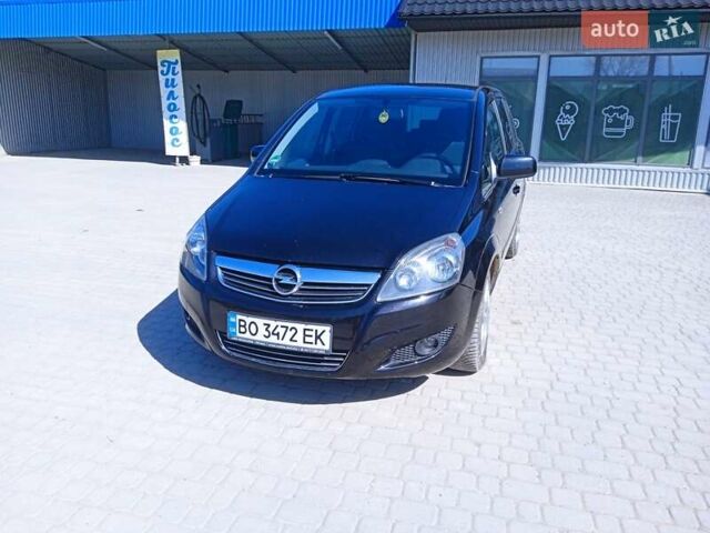 Черный Опель Зафира, объемом двигателя 1.7 л и пробегом 219 тыс. км за 6950 $, фото 6 на Automoto.ua