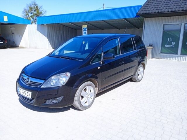 Черный Опель Зафира, объемом двигателя 1.7 л и пробегом 220 тыс. км за 7750 $, фото 3 на Automoto.ua